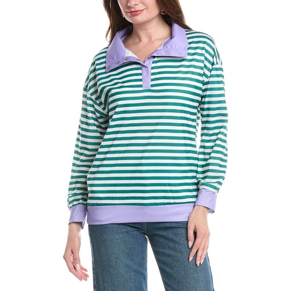 Madison Miles Womens  Sweatshirt, Purple